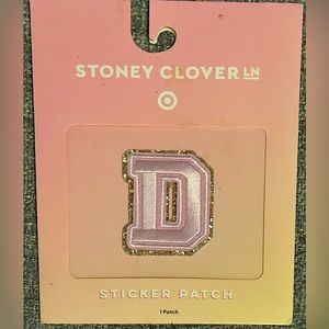 Stoney Clover Lane x Target D patch NWT